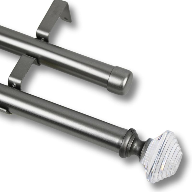 GUIZA - Barras De Cortina 25mm Extensibles Metálicas 160-300 Cm Guiza