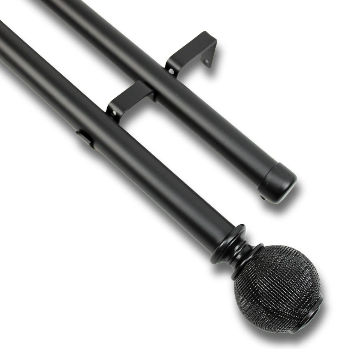 GUIZA - Barras De Cortina 25mm Extensibles Metálicas 160-300 Cm Guiza