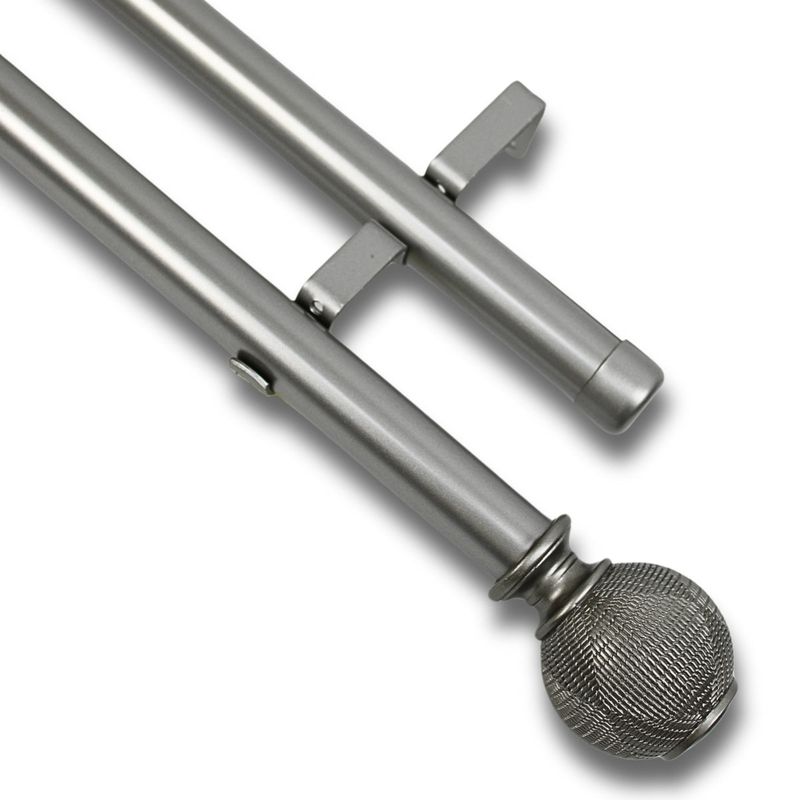 GUIZA - Barras De Cortina 25mm Extensibles Metálicas 160-300 Cm Guiza