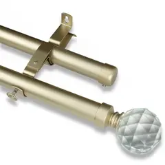 GUIZA - Barras De Cortina 25mm Extensibles Metálicas 160-300 Cm