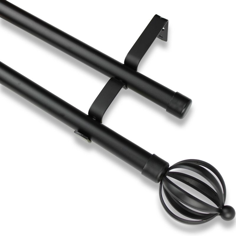 GUIZA - Barras De Cortina 19mm Extensibles Metálicas 160-300 Cm Guiza