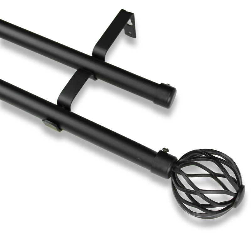 GUIZA - Barras De Cortina 19mm Extensibles Metálicas 160-300 Cm Guiza