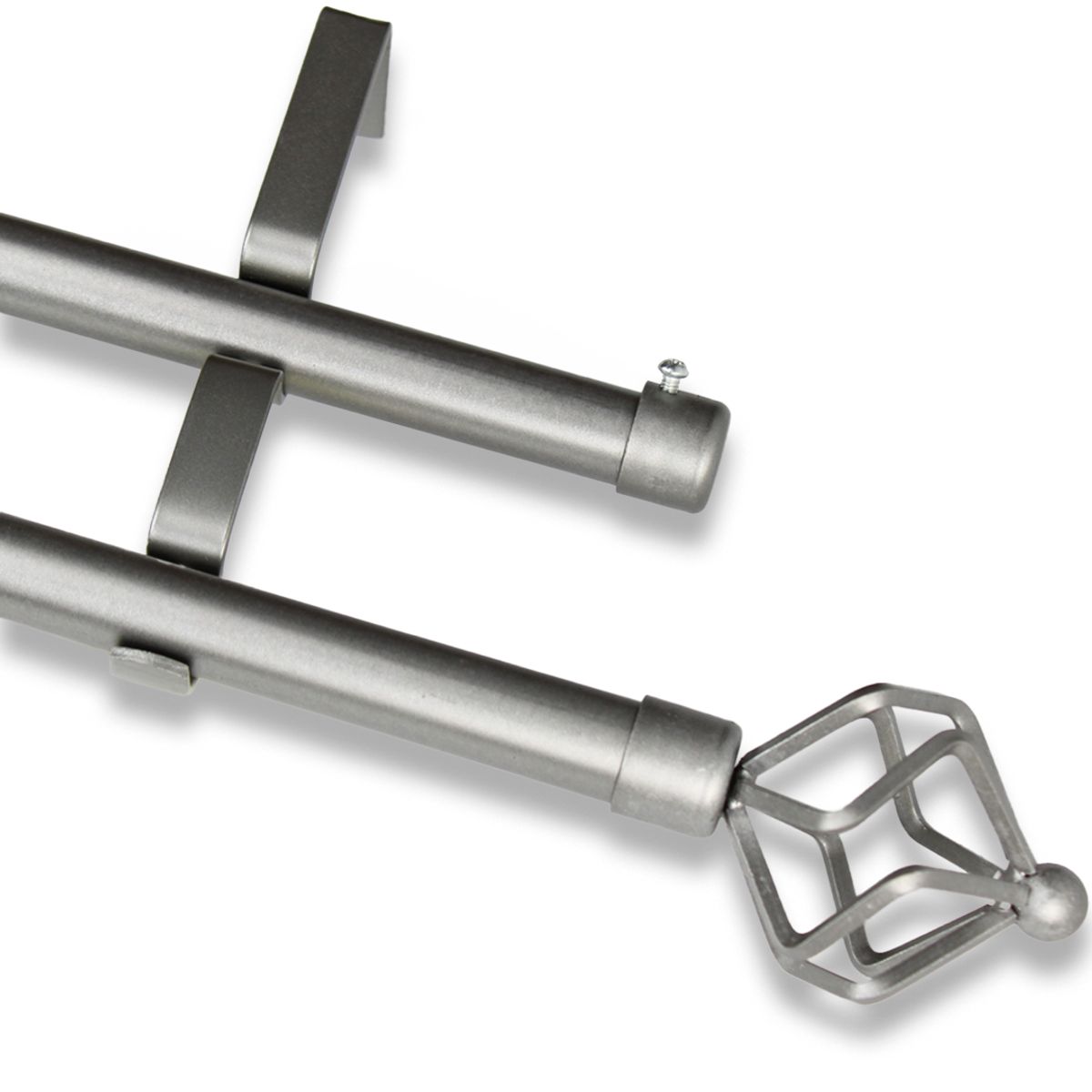 GUIZA - Barras De Cortina 19mm Extensibles Metálicas 160-300 Cm Guiza