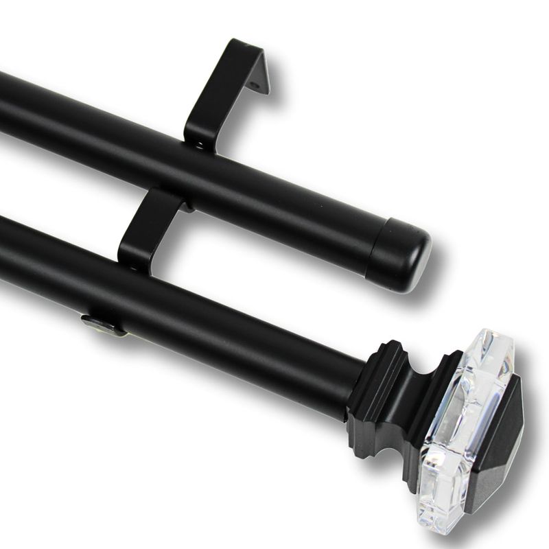 GUIZA - Barras De Cortina 25mm Extensibles Metálicas 120-210 Cm Guiza