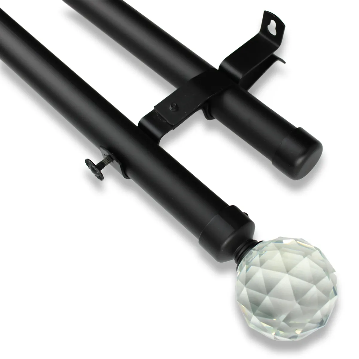 GUIZA - Barras De Cortina 25mm Extensibles Metálicas 120-210 Cm Guiza