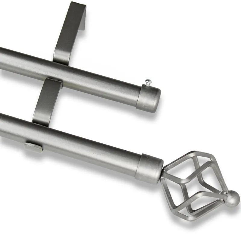 GUIZA - Barras De Cortina 19mm Extensibles Metálicas 120-210 Cm Guiza