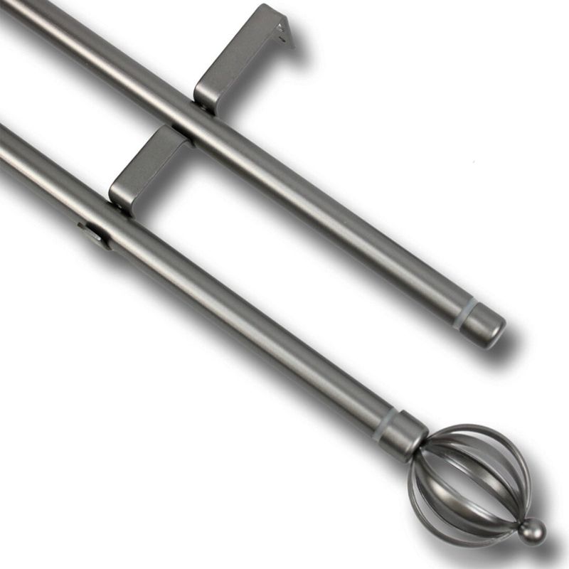 GUIZA - Barras De Cortina 19mm Extensibles Metálicas 120-210 Cm Guiza