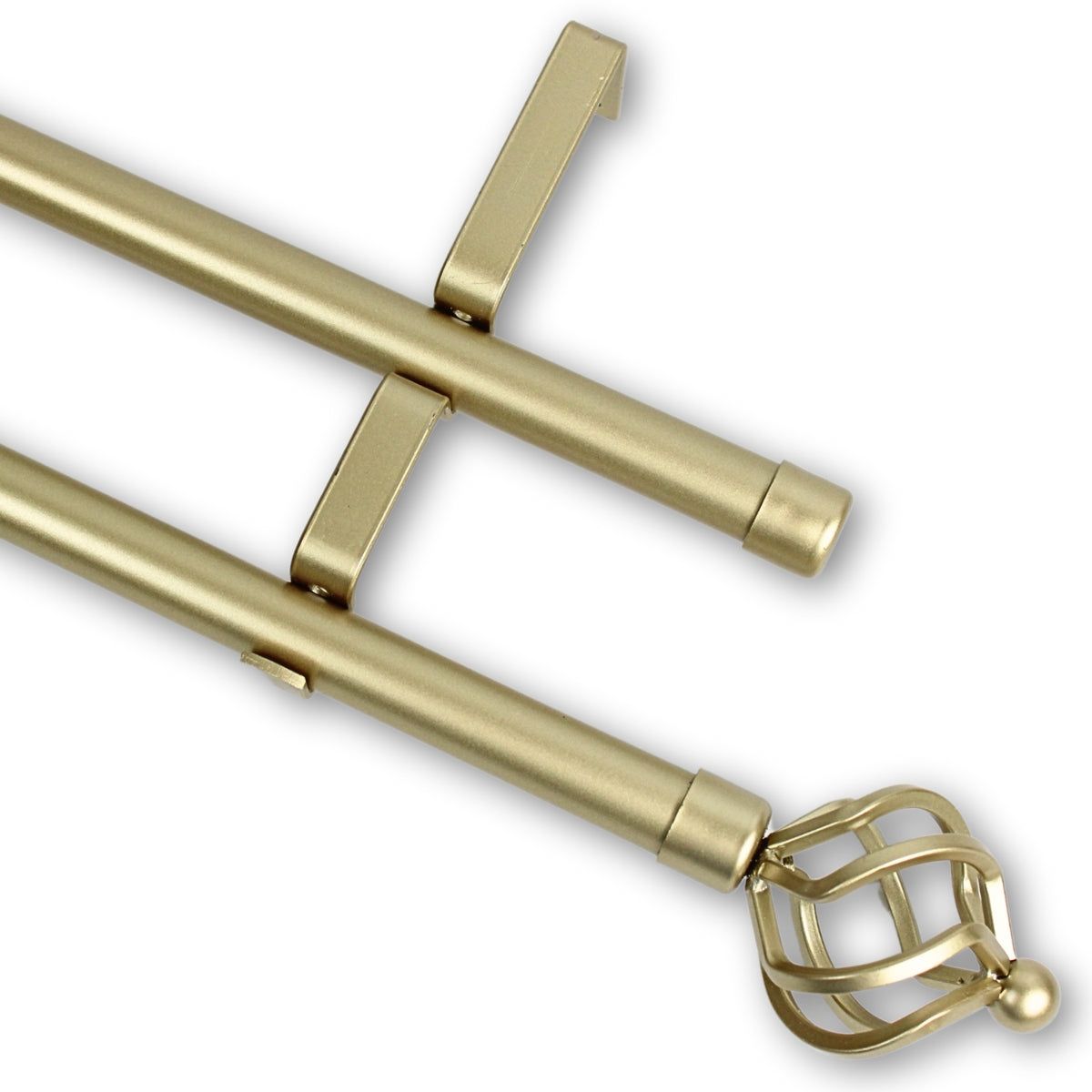 GUIZA - Barras De Cortina 19mm Extensibles Metálicas 120-210 Cm Guiza