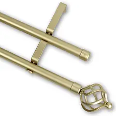 GUIZA - Barras De Cortina 19mm Extensibles Metálicas 120-210 Cm