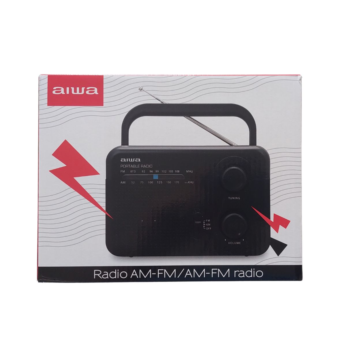 AIWA - Radio Analógica Portátil Aiwa AWFML4 AMFM