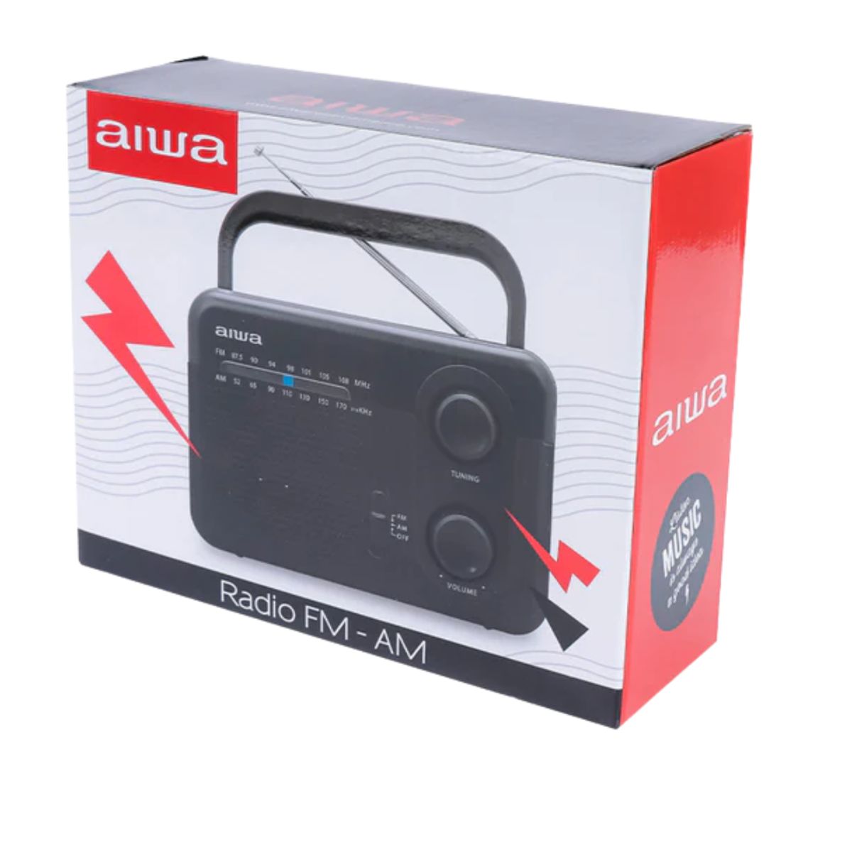 AIWA - Radio Analógica Portátil Aiwa AWFML4 AMFM