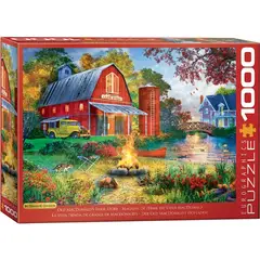 EUROGRAPHICS - 6000-5527 CAMPFIRE BY THE BARN DAVISON PUZZLE