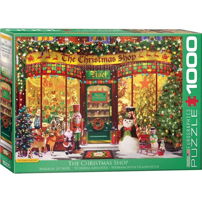 EUROGRAPHICS - EUROGRAPHICS 6000-5521 THE CHRISTMAS SHOP BY G WALTON PUZZLE