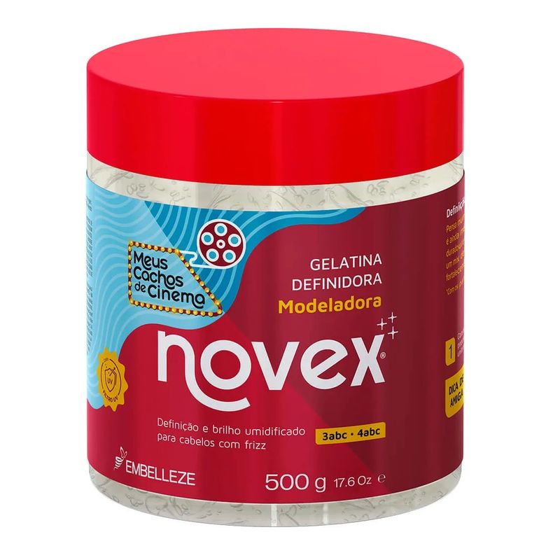 NOVEX - GEL DEFINIDORA MEUS CACHOS DE CINEMA 500G NOVEX