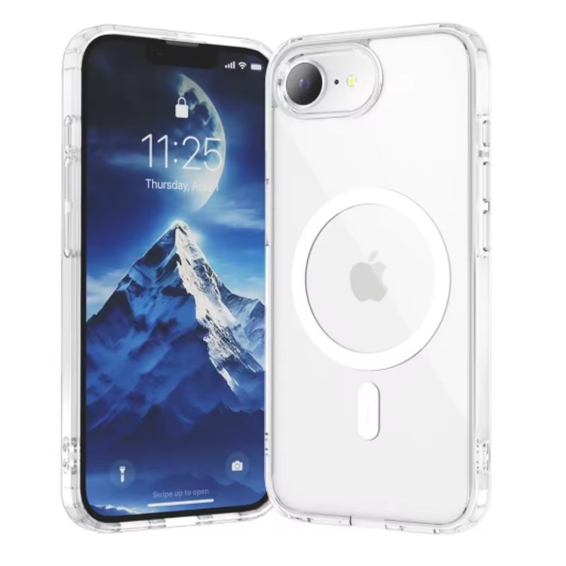 GENERICO - Carcasa MagSafe Para iPhone 16e Transparente