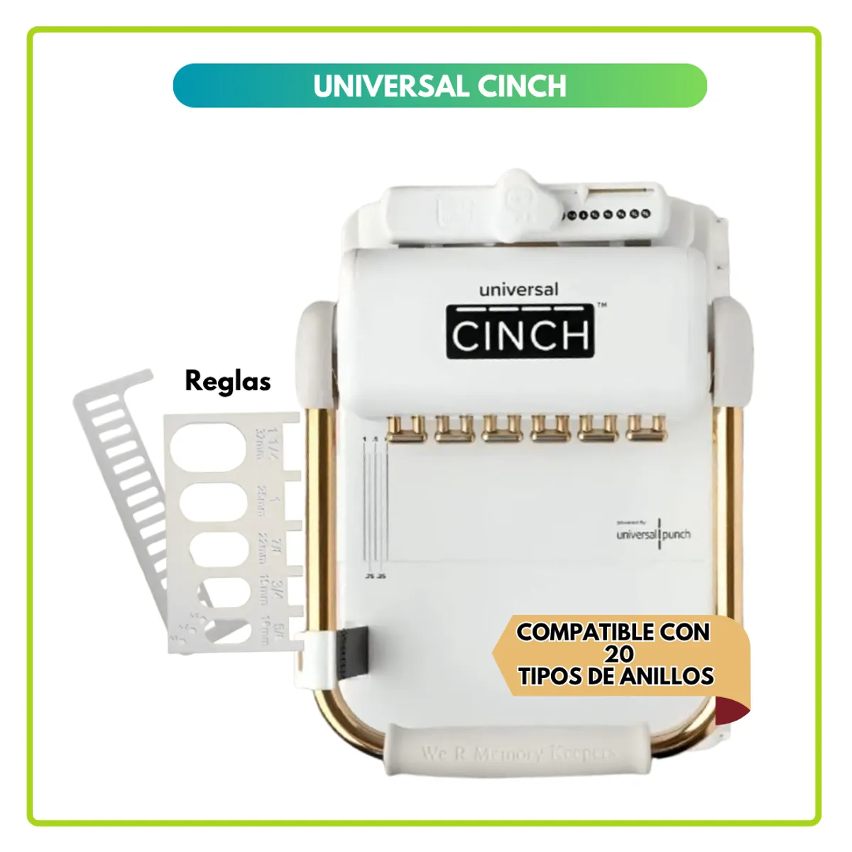 AMERICAN CRAFTS - Encuadernadora UNIVERSAL CINCH 01