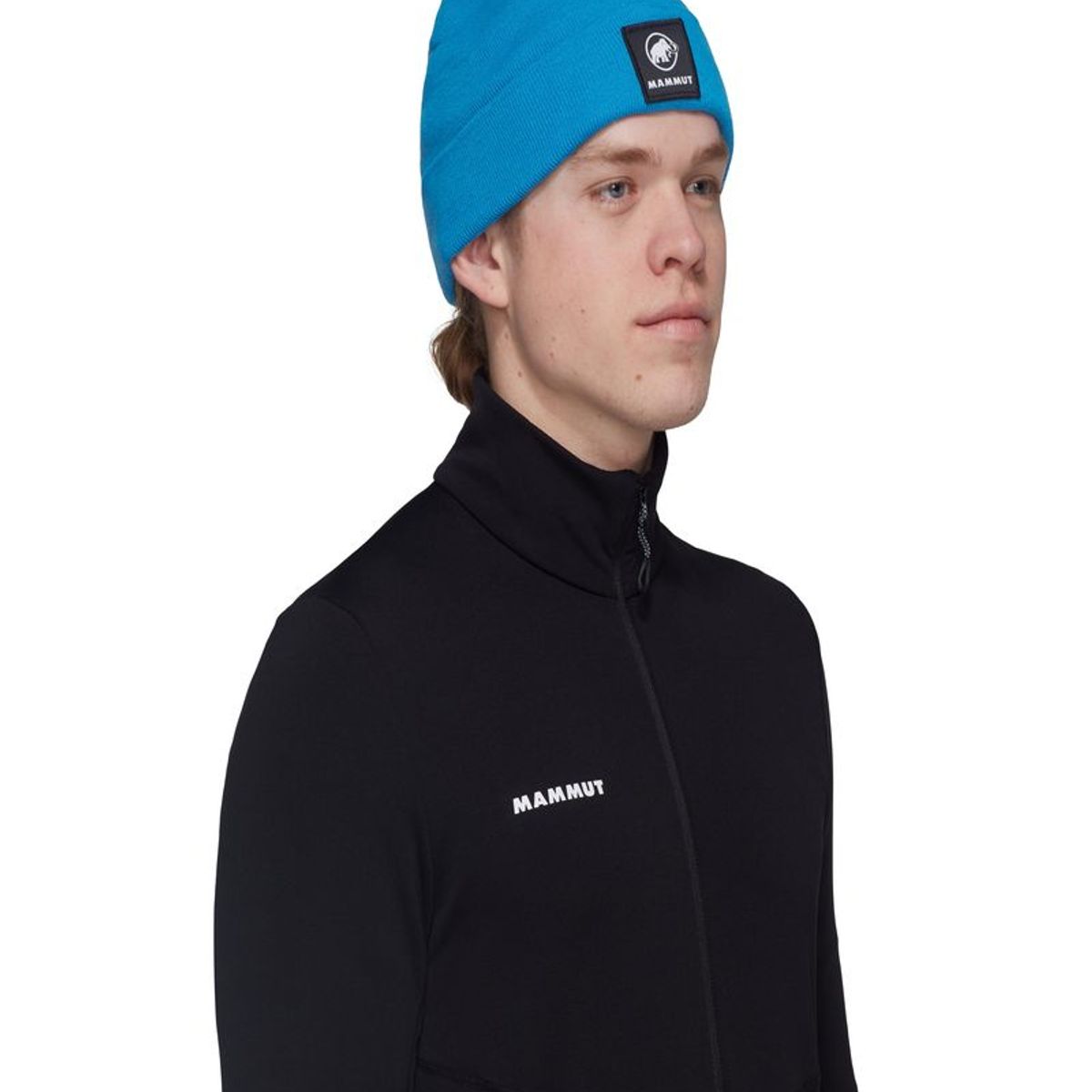 MAMMUT - Gorro Unisex Fedoz Beanie Celeste Mammut