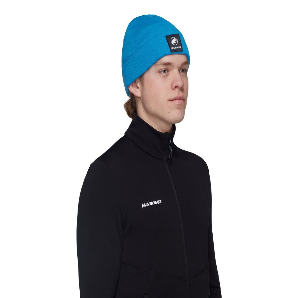 MAMMUT - Gorro Unisex Fedoz Beanie Celeste Mammut