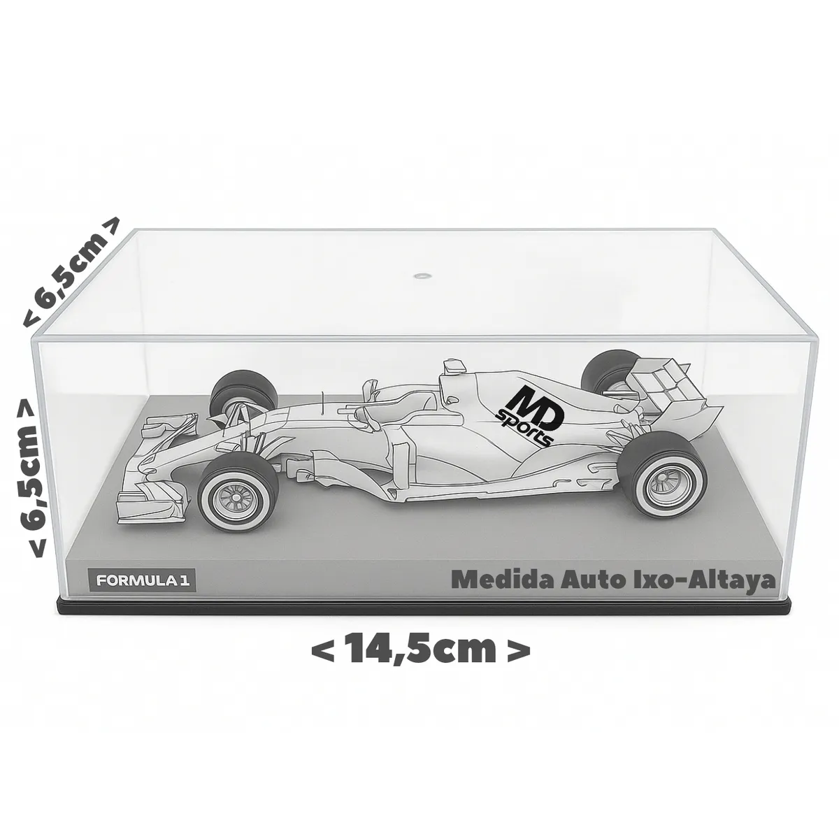 FORMULA 1 - Auto Formula 1 Lotus 72d 1972 #8 Fittipaldi Caja Acrili 1:43