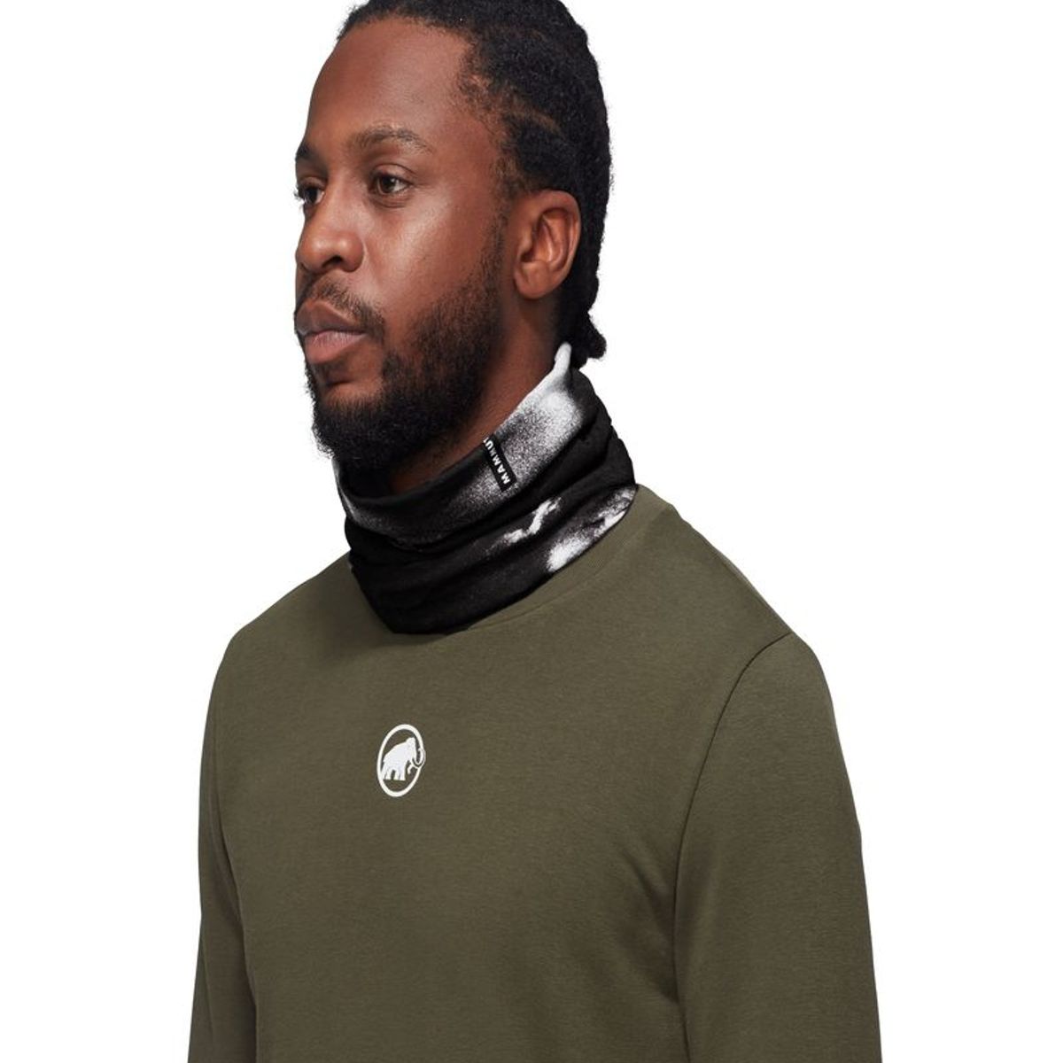 MAMMUT - Cuello Unisex Fleece Neck Gaiter Negro Mammut