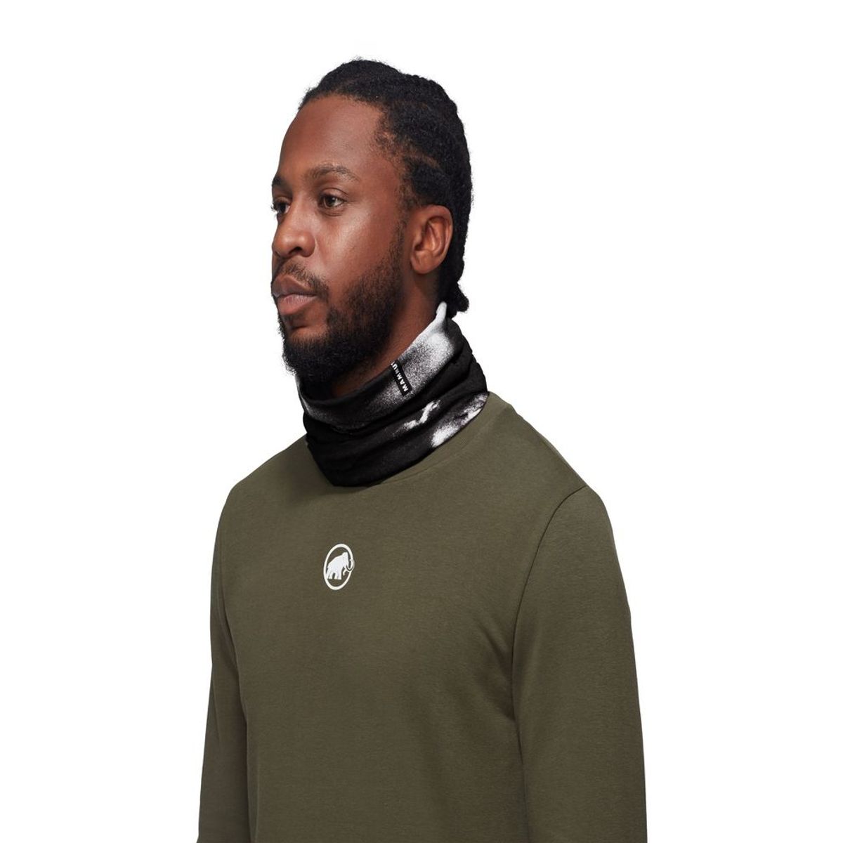 MAMMUT - Cuello Unisex Fleece Neck Gaiter Negro Mammut