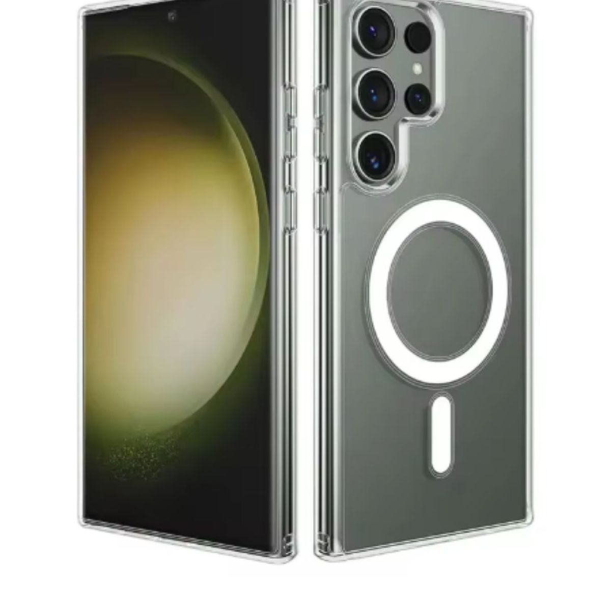 GENERICO - Carcasa Para Samsung S24 Ultra Transparente MagSafe
