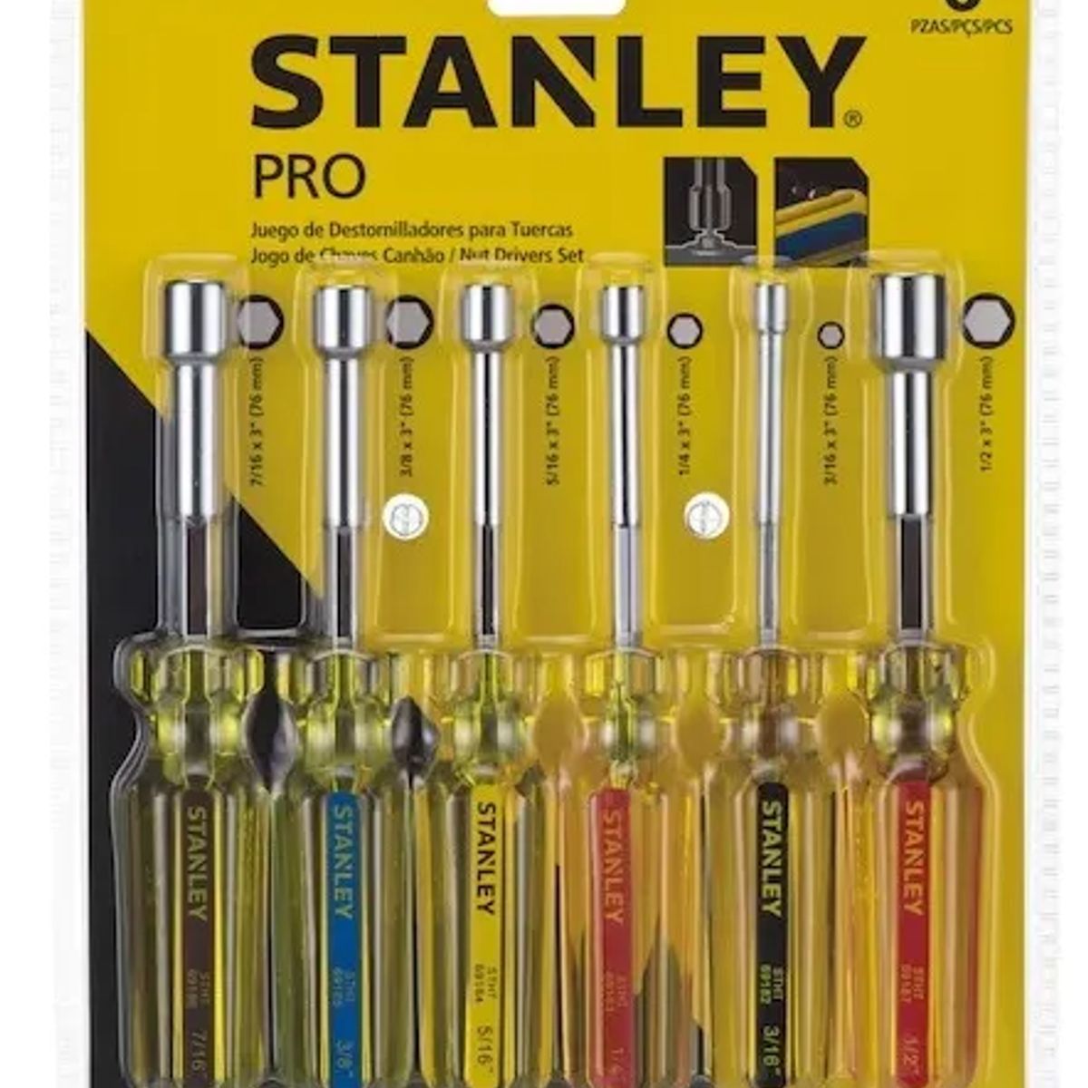 STANLEY - Juego Destornilladores Pro Para Tuercas Stanley Stht61825
