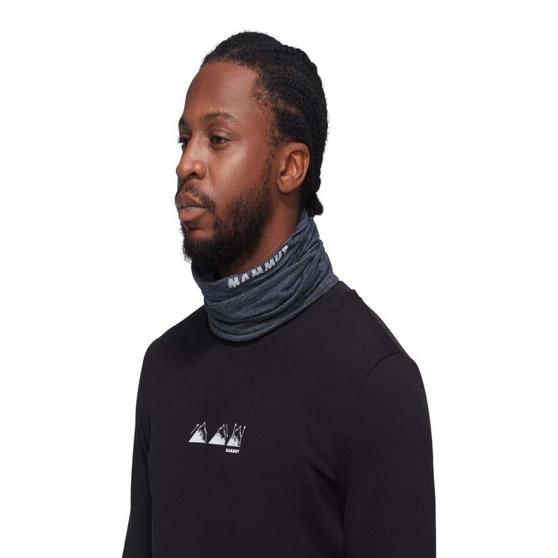 MAMMUT - Cuello Unisex Tree Wool Neck Gaiter Gris Mammut