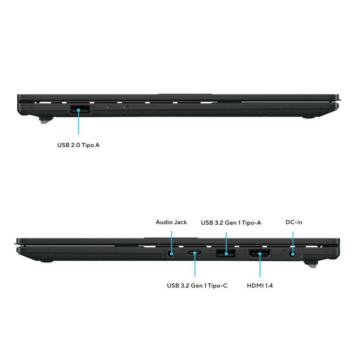 ASUS - Notebook ASUS Vivobook Go 14 Intel Core i3 8GB RAM 512GB SSD 14"