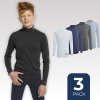 Camiseta Beatle Polar Juvenil Colores Surtidos Pack 3
