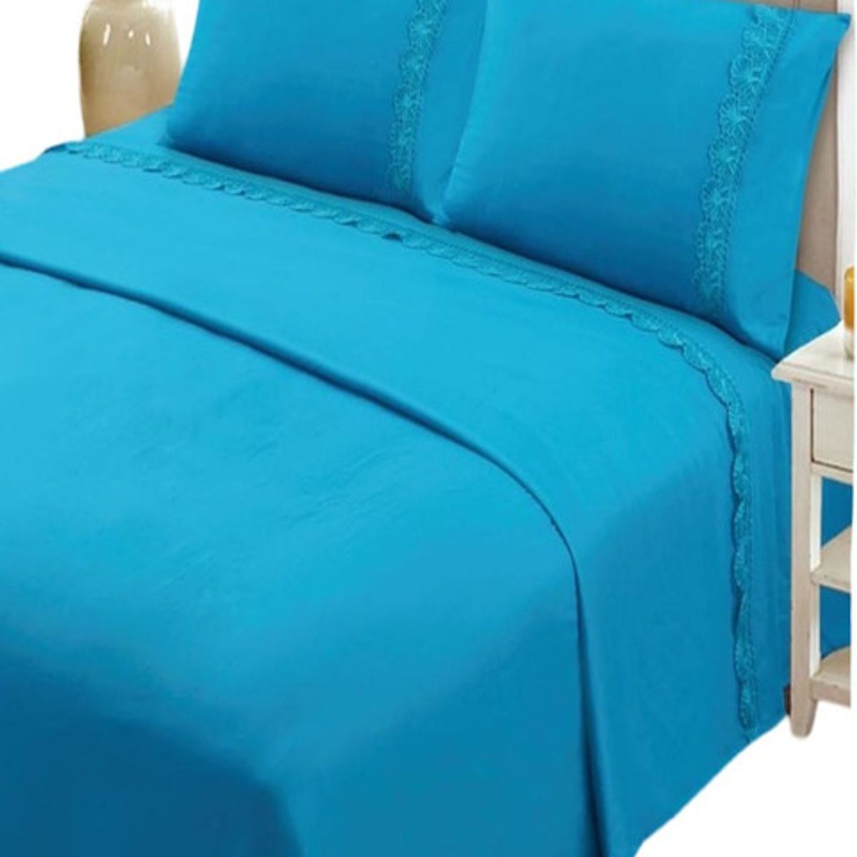 GENERICO - JUEGO DE SABANAS 144 HILOS  KING