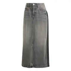 ADIDAS - Falda lápiz de tejido denim de 3 Tiras Adicolor