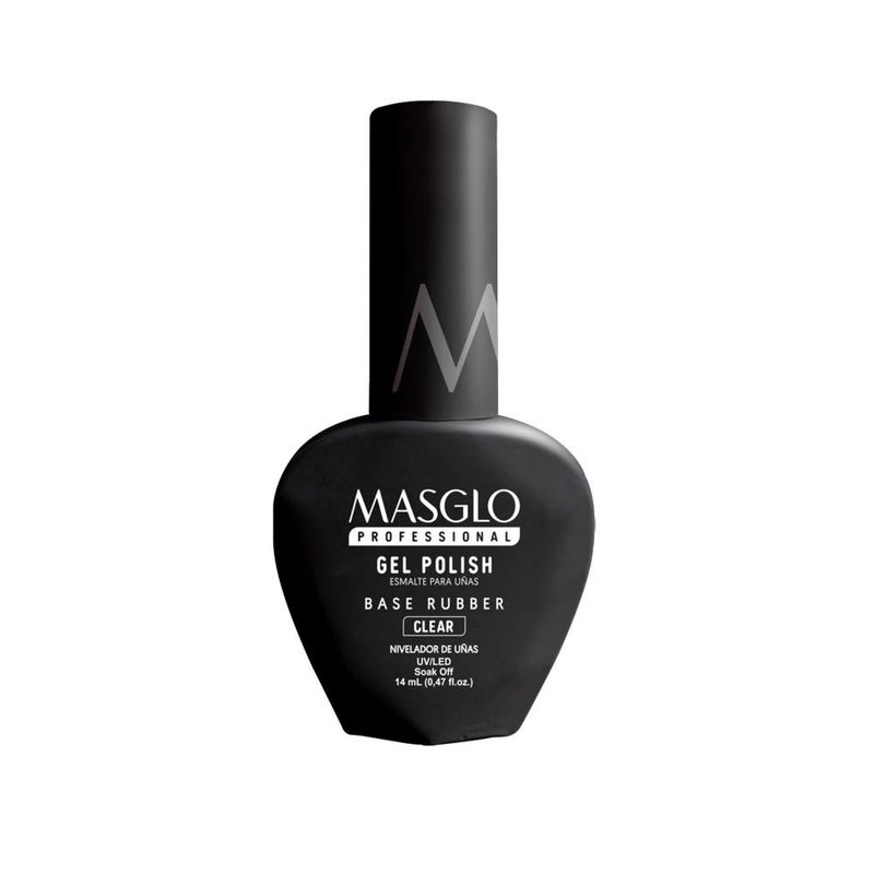 MASGLO - Base Ruber Gel Polish Clear
