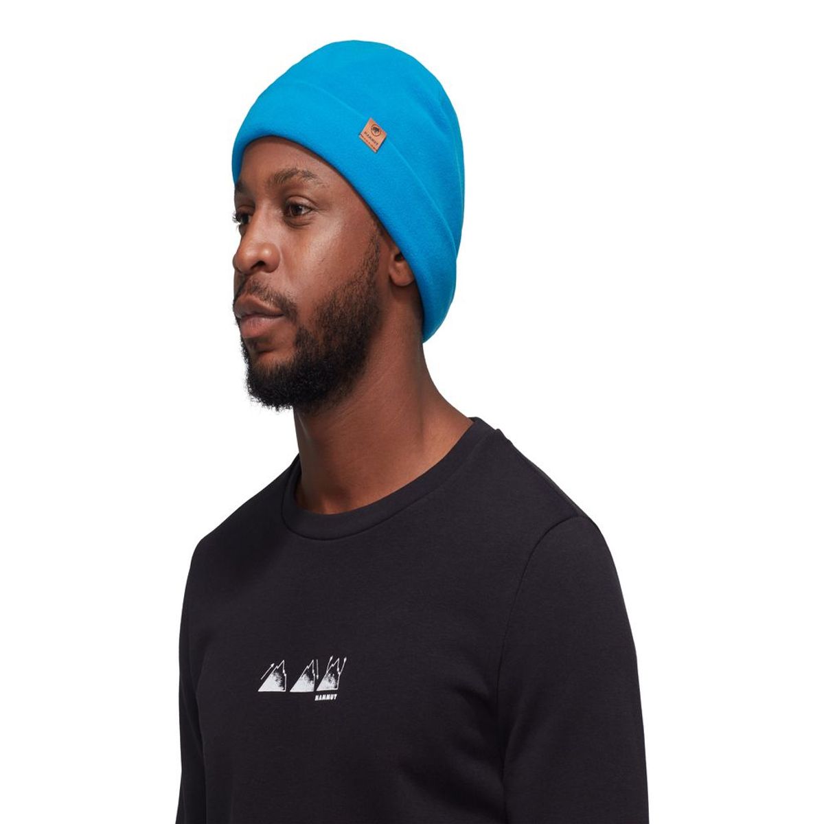 MAMMUT - Gorro Unisex Fleece Beanie Celeste Mammut