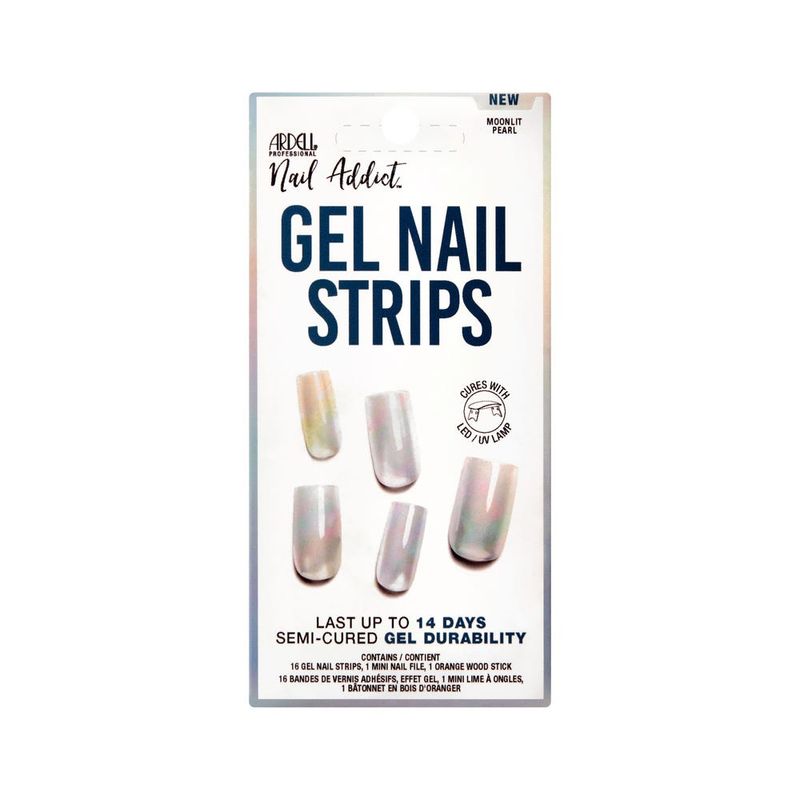 ARDELL - Uñas Adhesivas Gel Nail Strips Moonlit Pearl