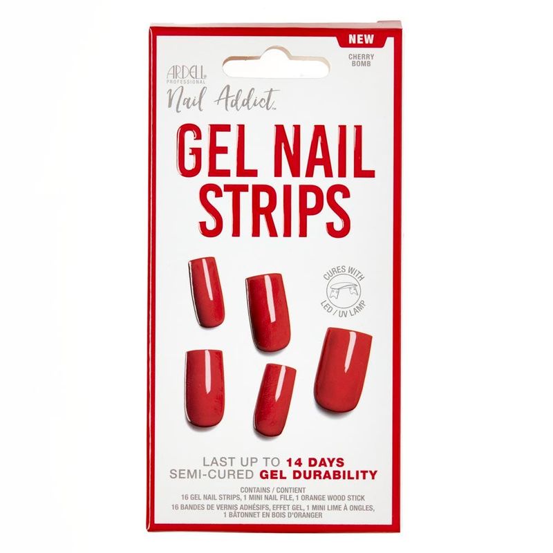 ARDELL - Uñas Adhesivas Gel Nail Strip Cherry Bomb