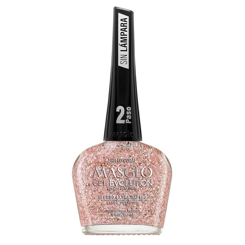 MASGLO - Esmalte Semipermanente Gel Evolution Brillo Coral