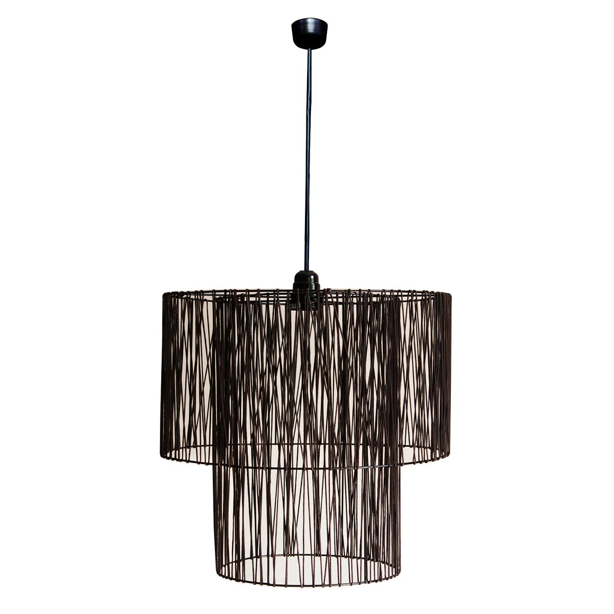 CAROLD STEVENS - Lámpara Colgante Duo Negro