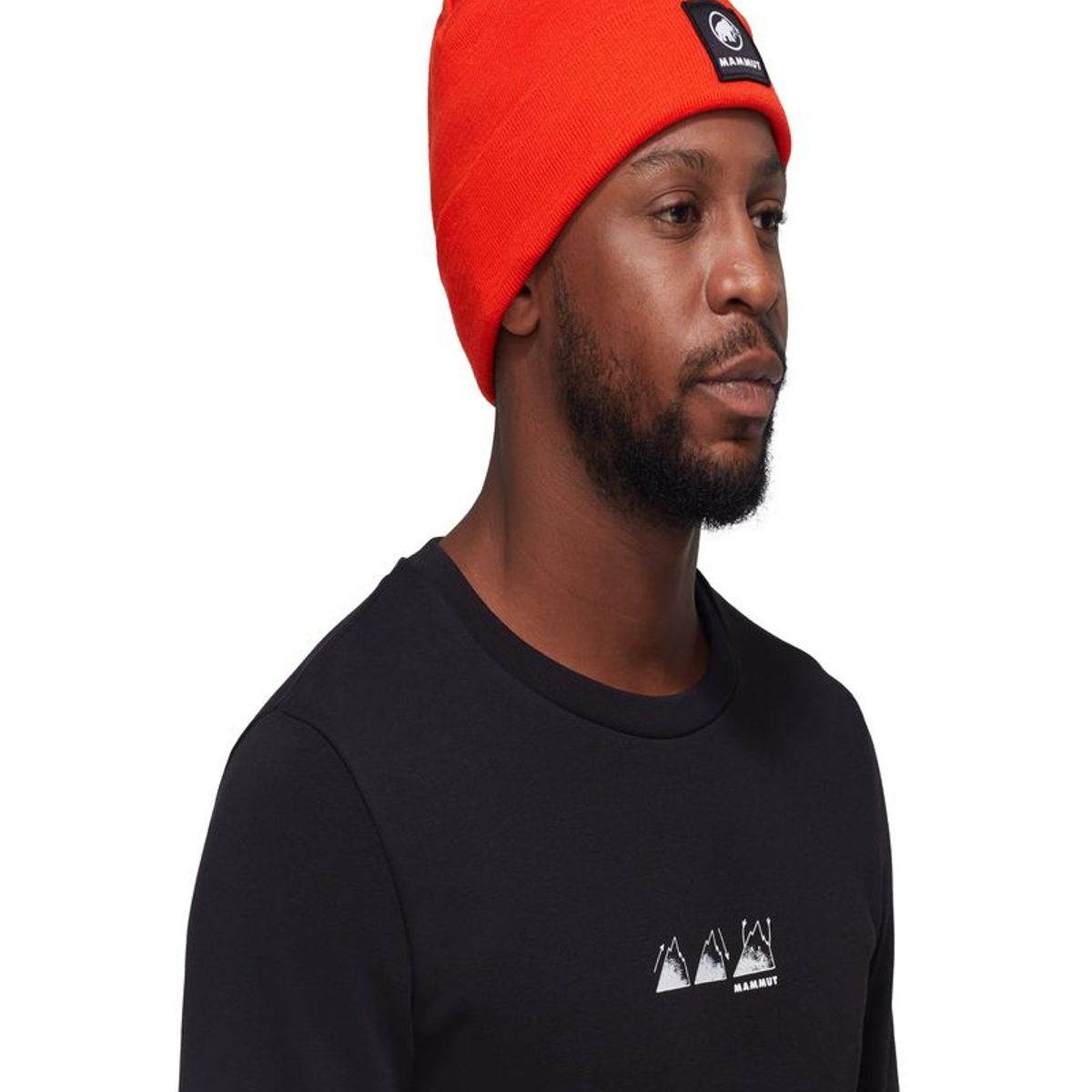 MAMMUT - Gorro Unisex Fedoz Beanie Rojo Mammut