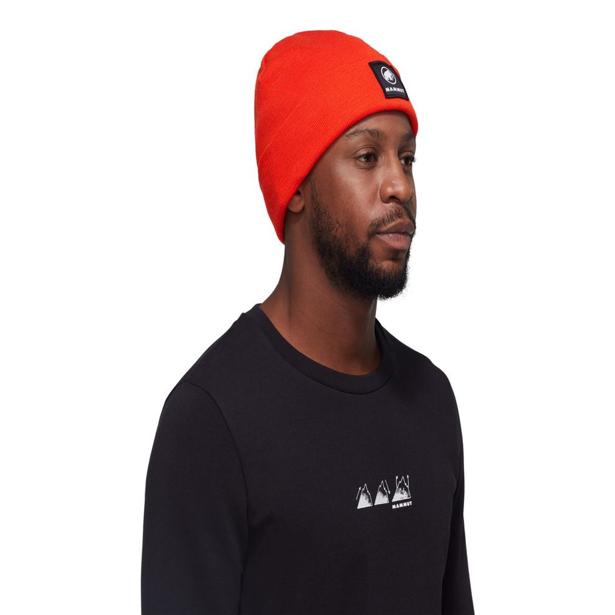 MAMMUT - Gorro Unisex Fedoz Beanie Rojo Mammut