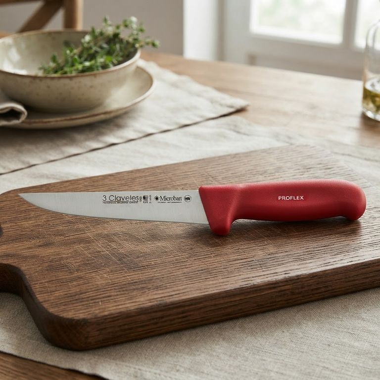 Cuchillo Deshuesador 18 cm Rojo