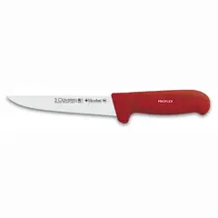 3 CLAVELES - Cuchillo Deshuesador 18 cm Rojo