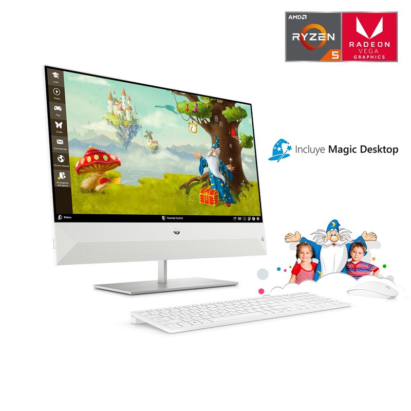 HP - All In One 24-XA000LA AMD Ryzen 5 6GB RAM 1TB HDD 24"