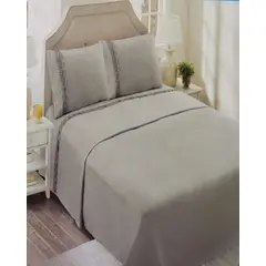 GENERICO - SABANAS 144 HILOS 2P GRIS