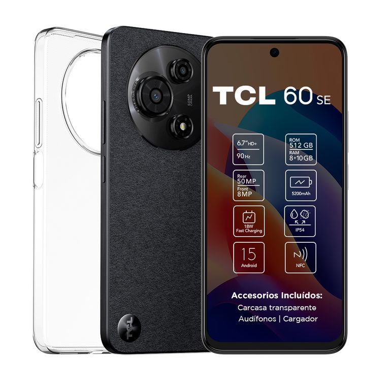 Smartphone 60SE 512+8GB Negro