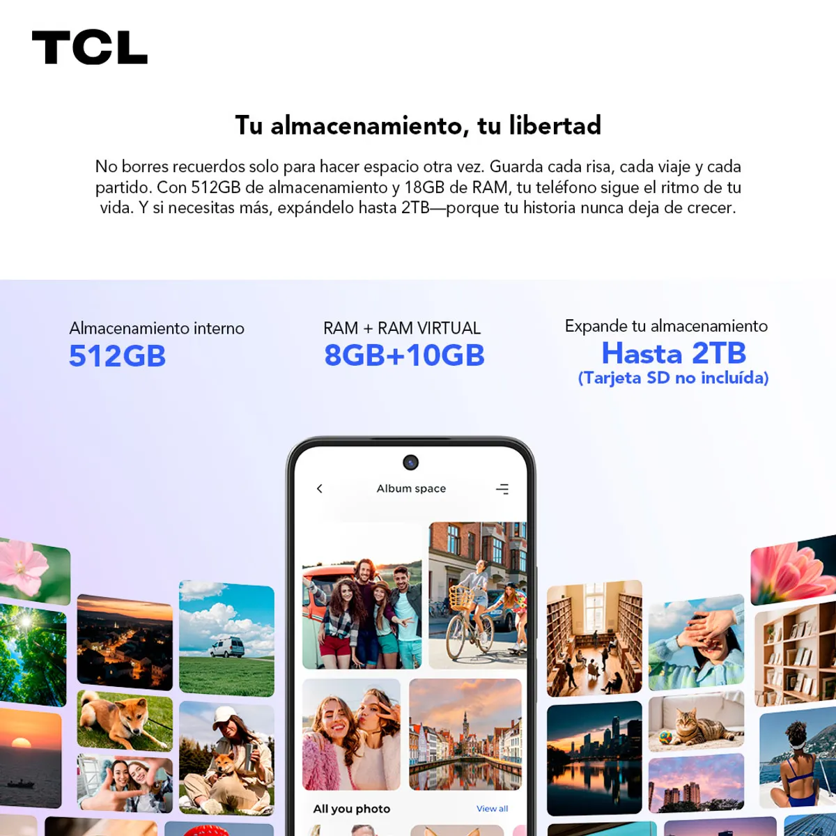 TCL - Smartphone TCL 60SE 512+8GB Negro