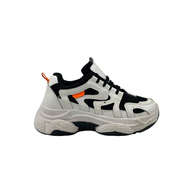 HERIEL - Zapatilla Negra Plataforma Mujer