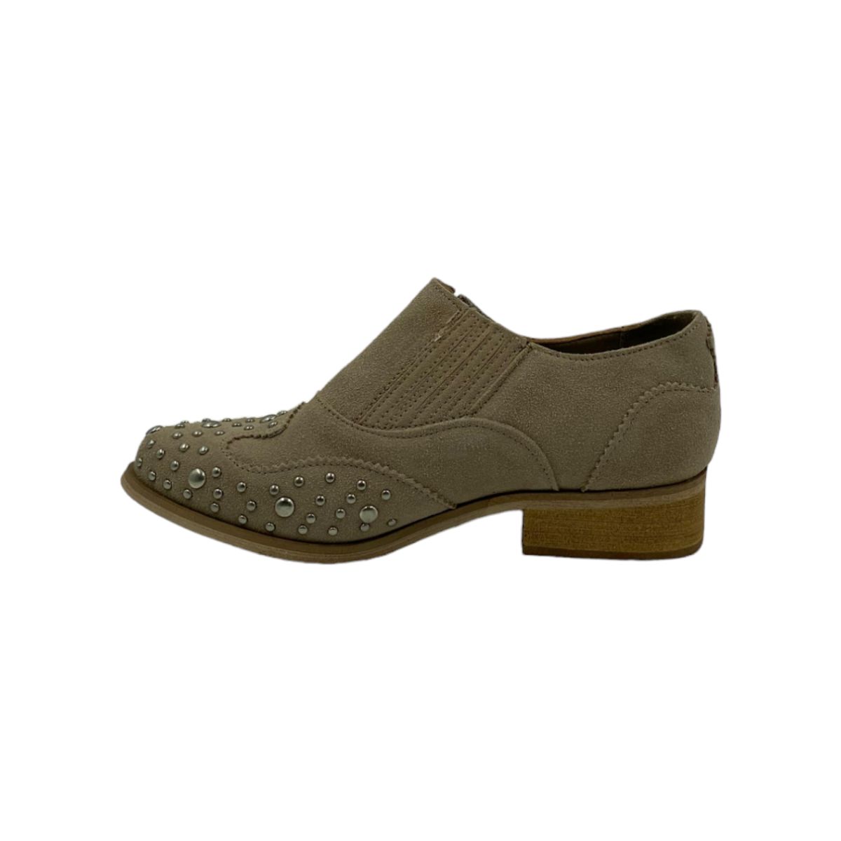 HERIEL - Zapato Beige Gamuza Mujer