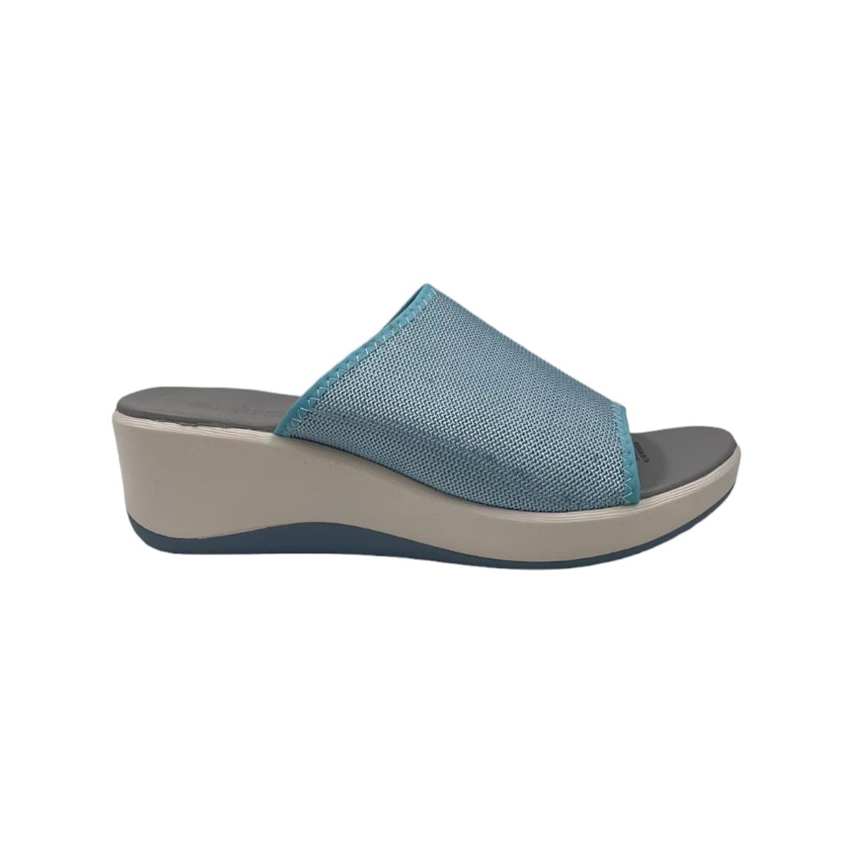 HERIEL - Sandalia Azul Plataforma Mujer