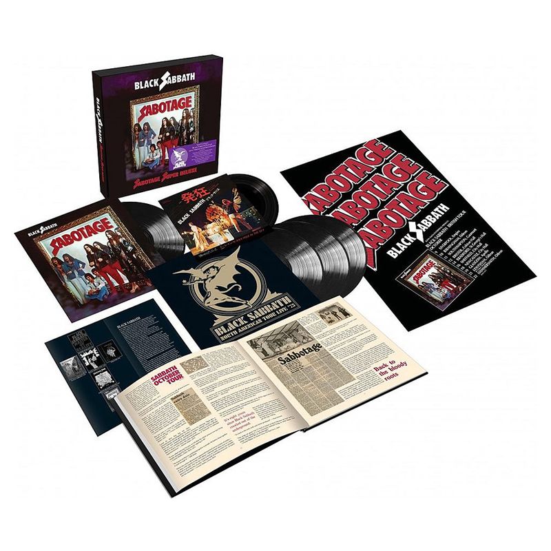 RHINO RECORDS - Black Sabbath -Sabotage Box Super Deluxe 4 Vinilos 1 single